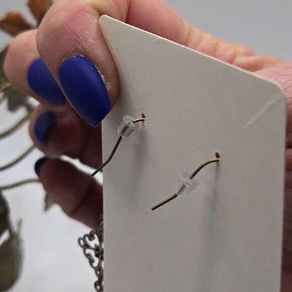 "5/$25" Mismatched Mixed Metal Dangle Earrings Sterling Brass Ear Hooks - Picture 2 of 6